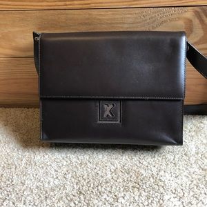 Paloma Picasso Brown Leather Bag - Vintage